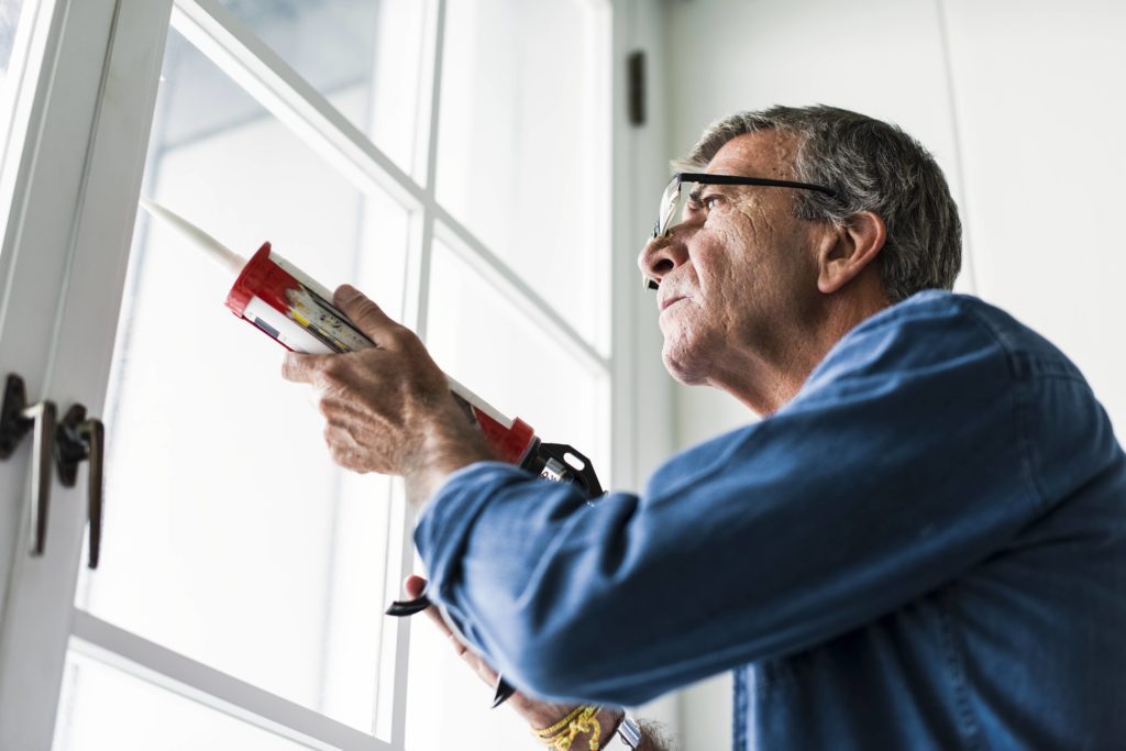 Seal cracks in doors and windows to keep pests out.