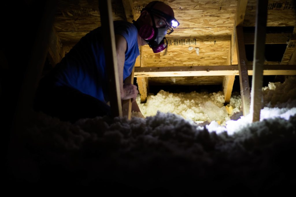 Insulation can help seal an attic.