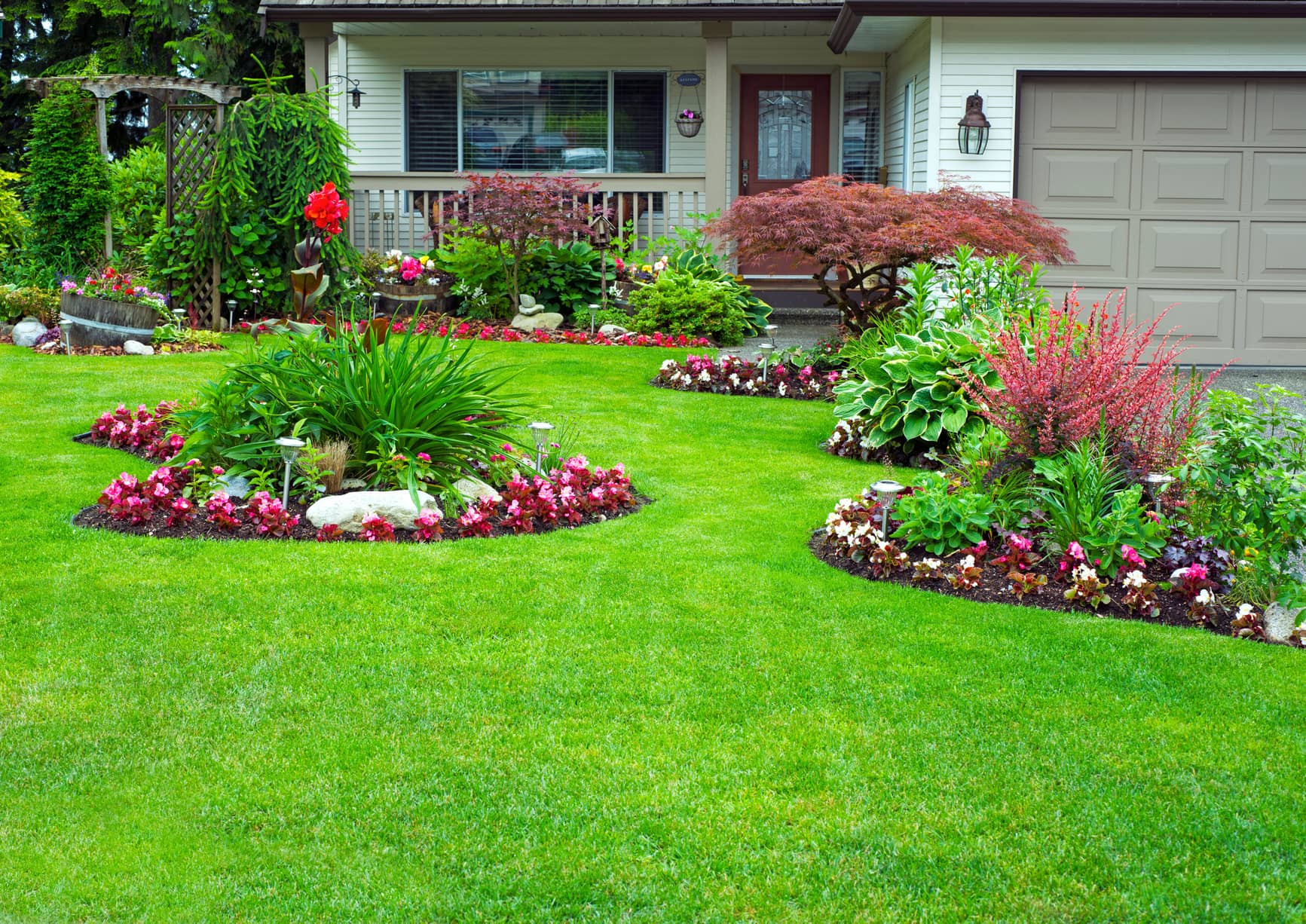 Choose native plants for a green landscaping.