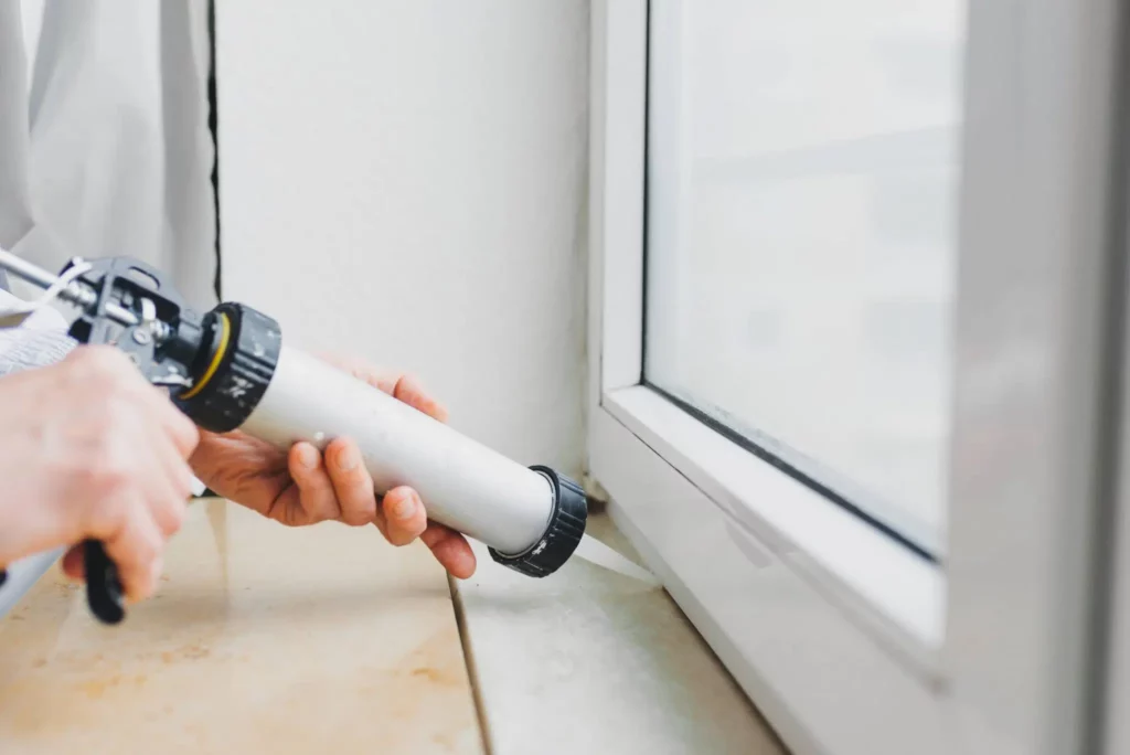 Don't let the caulk get wet before it cures around the windows. 