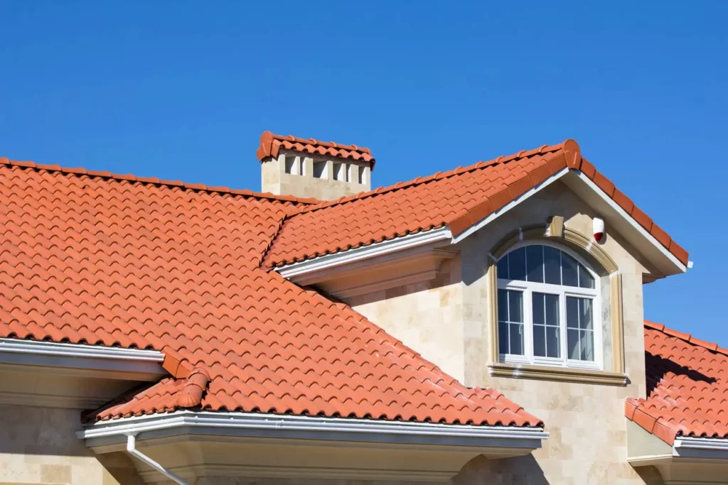 Tile roof on a home can last 50-over 100 years with proper maintenance. 