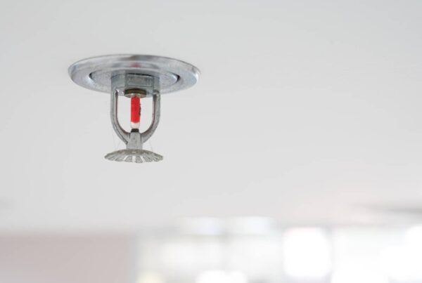 How does a residential fire sprinkler system work?