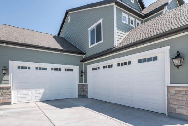 garage doors with windows