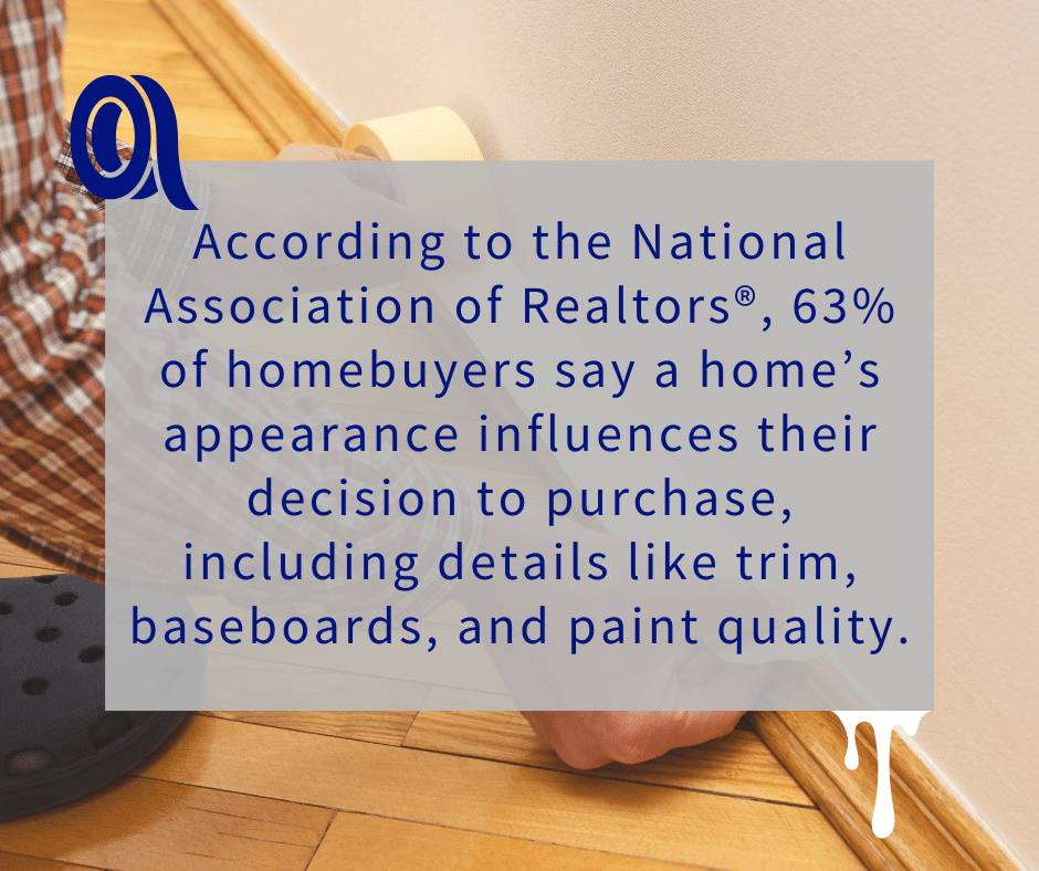 Stat on baseboard paint