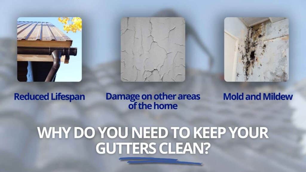 Clean home gutters and why you need to keep them clean.